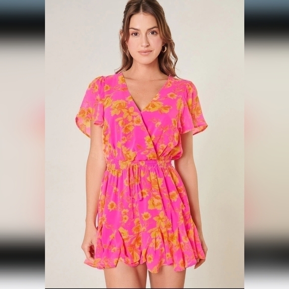 Sugarlips Hot Rod Babygirl Drawstring Romper - Picture 3 of 6